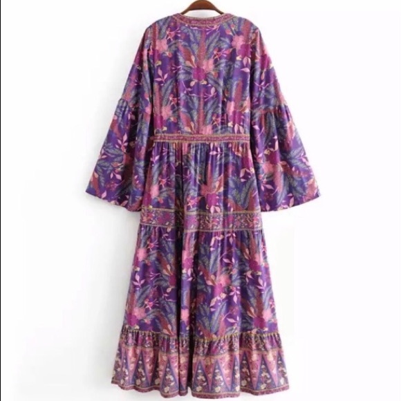 NEW! Boho retro aesthetic western vintage dress - Picture 10 of 17